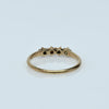 Antique Victorian 10K Yellow Gold Seed Pearl Band Ring