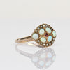 Victorian Opal Pearl and Ruby Yellow Gold Antique Ring