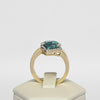 Boulder Opal Free Form Diamond Accent 14k Yellow Gold Ring