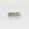 1.2ctw VS Diamond 6 Stone Channel Set Band Yellow Gold Ring