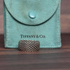 Vintage Tiffany Sommerset Flexible 10mm Band Sterling Silver Ring Sz 8.5 -Pouch