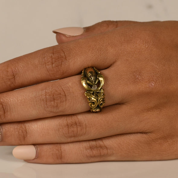 Vintage Gold Lobster Ring