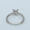 1.6ctw Princess Cut Diamond 14K White Gold Engagement Ring