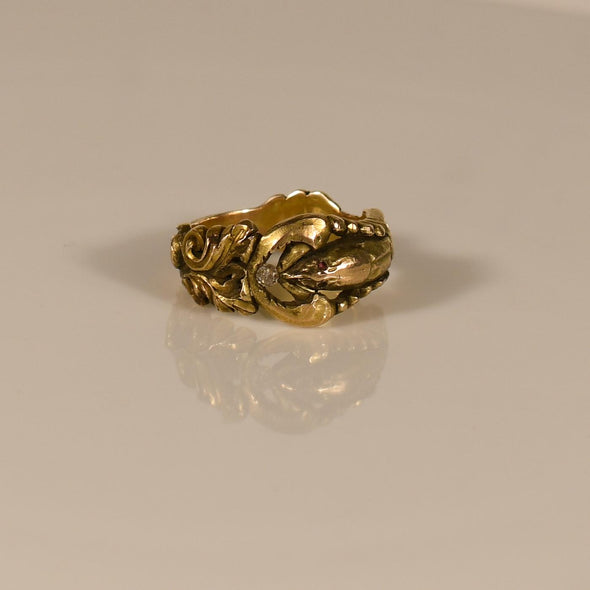 Vintage Gold Lobster Ring