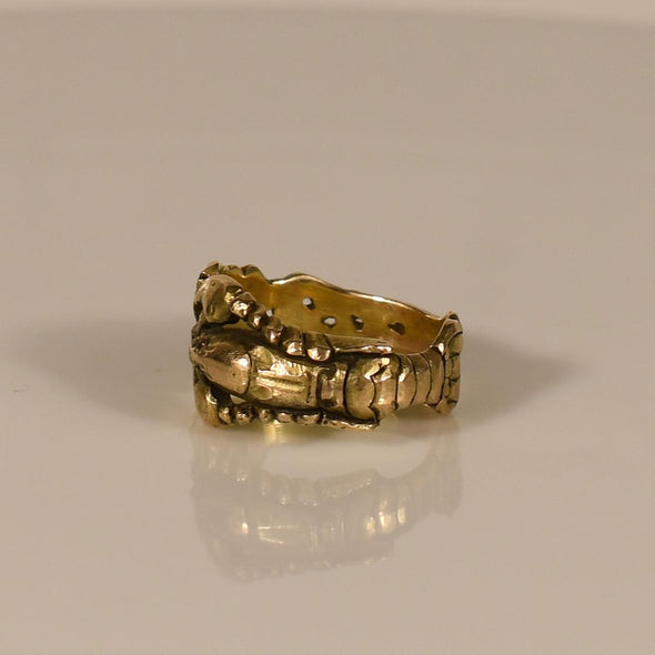 Vintage Gold Lobster Ring