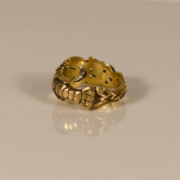 Vintage Gold Lobster Ring