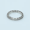 Tacori Platinum 1/2ctw Diamond Eternity Band - Size 4.5