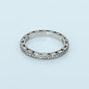 Tacori Platinum 1/2ctw Diamond Eternity Band - Size 4.5