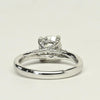 1.22ct F VVS Round Lab Grown Diamond 18K White Gold Ring With IGI