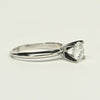 1.03ct Round Lab Grown Diamond 14k White Gold Solitaire Ring w IGI