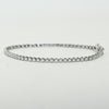 New 2ctw Lab Grown Diamond Round Brilliant White Gold Tennis Bracelet