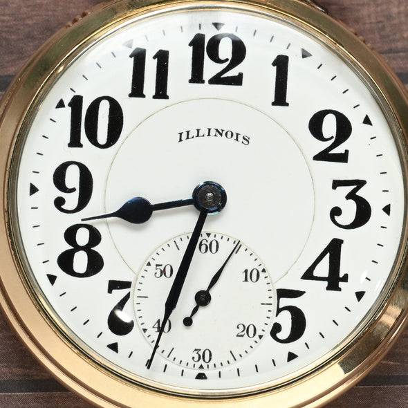 Illinois Bunn Special 21J 60Hr Elinvar 161A Type IIB 16S GF Case Pocket Watch