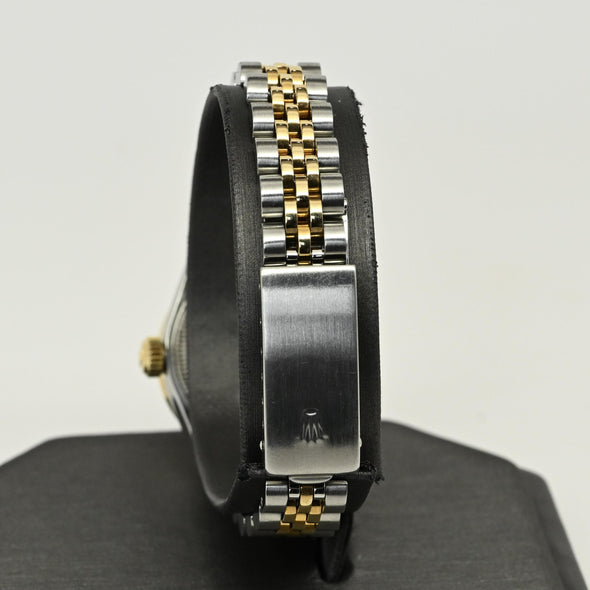 Rolex Datejust 69173 Diamond Ruby Dial Bezel Stainless & Gold Jubilee Watch 1986