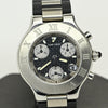 Cartier Chronoscaph 21 2424 Vintage Watch New Band