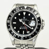 Rolex GMT Master 16700 Jubilee Black Dial Stainless Watch 1991