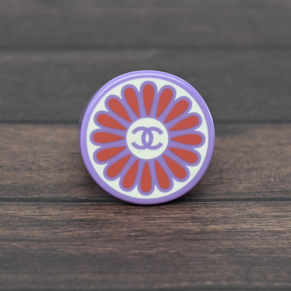 Chanel Flower Power Purple Ring