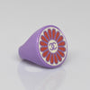 Chanel Flower Power Purple Ring