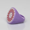 Chanel Flower Power Purple Ring