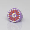 Chanel Flower Power Purple Ring