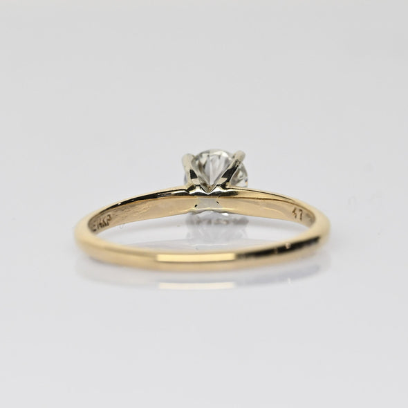 0.47ct Round Brilliant Diamond Solitaire 14K Gold Engagement Ring