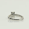 1.0ct Emerald Cut Diamond 14k White Gold Engagement Ring