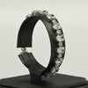 30.5ctw Natural Diamond Oval & Round Brilliant 14k White Gold Tennis Bracelet