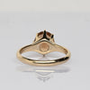 Vintage Golden Imperial Topaz Oval Solitaire Gold Ring