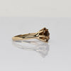 Vintage Golden Imperial Topaz Oval Solitaire Gold Ring