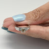 1.41ctw Fancy Brown Rectangular Cushion Cut Diamond Platinum Engagement Ring