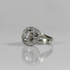 .99 Carat Late Art Deco Retro Old Cut Diamond Engagement Ring in Platinum