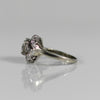 .99 Carat Late Art Deco Retro Old Cut Diamond Engagement Ring in Platinum