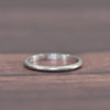 Platinum Vintage Chevron Wedding Band Dated 1929