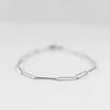 Petite Paperclip Link 14k White Gold Bracelet by RCI