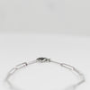 Petite Paperclip Link 14k White Gold Bracelet by RCI