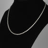 2.67cttw Diamond Tennis Necklace 14k White Gold 16.5"