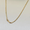 Valentino Flat Link Chain 14K Yellow Gold 20"