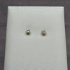 0.25cttw Natural Diamond Round Brilliant 14k Yellow Gold Stud Earrings