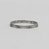 Vintage Platinum Band Personalized and Dated 1937