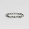 Vintage Platinum Band Personalized and Dated 1937