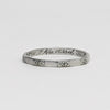 Vintage Platinum Band Personalized and Dated 1937