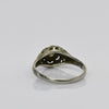 Art Deco Old Cut Diamond 18k White Gold Filigree Engagement Ring