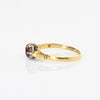 Vintage Ruby 18k Yellow Gold Solitaire Ring