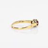 Vintage Ruby 18k Yellow Gold Solitaire Ring
