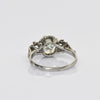 0.89ct Old Cut Diamond Art Deco Platinum Engagement Ring