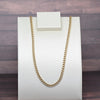 Vintage Curb Link Chain 24" 4.2mm 14K Yellow Gold Necklace
