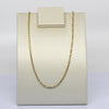 Vintage Rope Chain 24" 2.5mm 14K Yellow Gold Necklace
