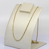 Vintage Rope Chain 24" 2.5mm 14K Yellow Gold Necklace