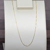 Vintage Box Chain 22" 0.6mm 14K Yellow Gold Necklace