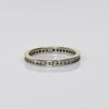 0.35ctw Channel Set Diamond Eternity Band 14k White Gold Ring Sz 5.75