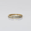 Channel Set Diamond Band 1/5cttw 14k Yellow Gold Ring
